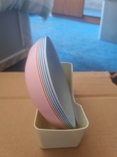 Square plastic dinner plate - square,