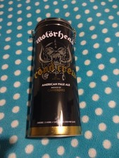 Motorhead Limited Edition Camerons Ale Gift Tin, Glass & Empty Beer Can Set