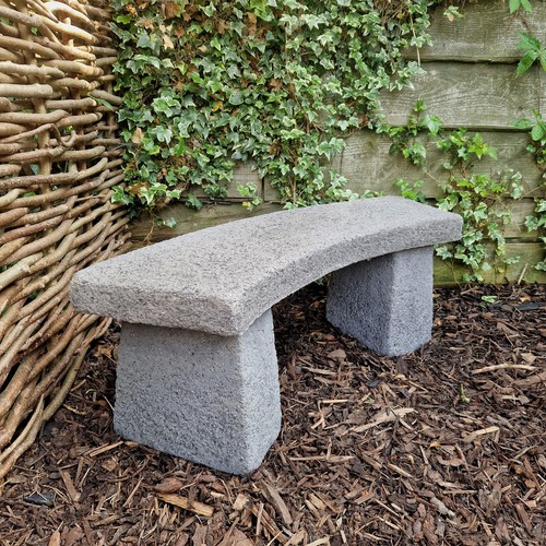 Weathered grey curved garden - weathered,