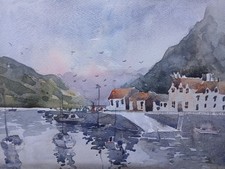 Fishguard Harbour Watercolour