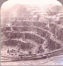 1900 PENRHYN SLATE QUARRY NORTH WALES UNDERWOOD & UNDERWOOD STEREOVIEW Z3155