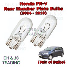 For Honda FR-V Rear Number Plate Bulbs Reg Plate Bulb Light Lights (04-10)