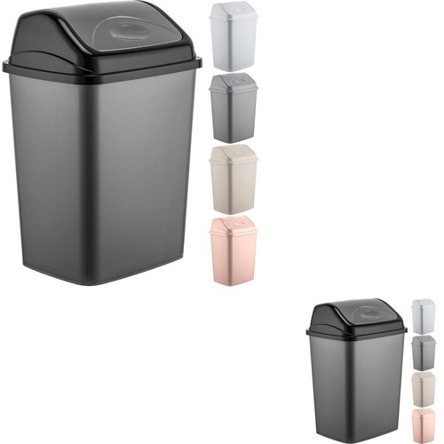 16l plastic flip top - 16l, waste