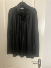 moschino black blouse L