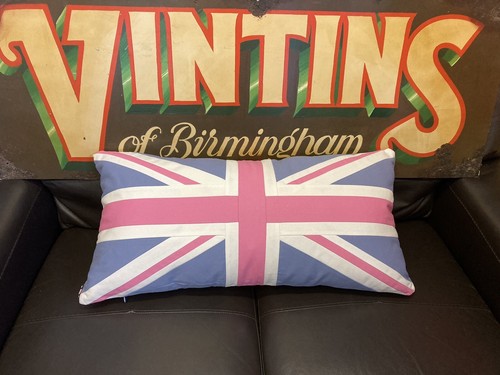 Pink union jack large - pink,