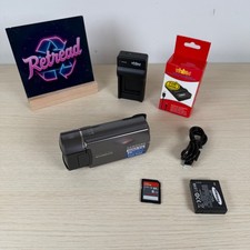 Samsung Digital Camcorder Handheld HD HMX-Q10TP Battery, Charger, 8gb SD Card