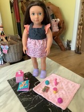 Our Generation Baby Sitter Doll Katherine with original accessories "VGC"