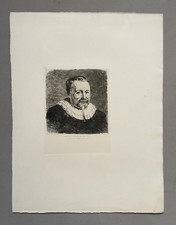 Portrait, Engraving after Vandyck, 20th Century Print