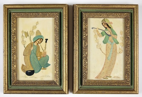 Antique persian miniature - antique,