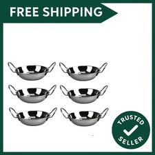 SET OF 6 BALTI DISHES 15cm/6"