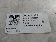 FORD S MAX RADIO MULTIFUNCTION