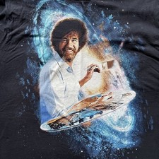 Bob Ross Size XL Black T-shirt