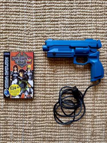 Sega saturn virtua cop bundle - cop,