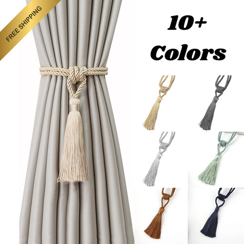 Tassel curtain tieback - curtain, rope