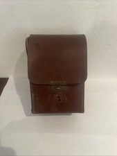 Vintage Camera Case Possibly For A Kodak Camera Brown Tan Leather 5x3.5”