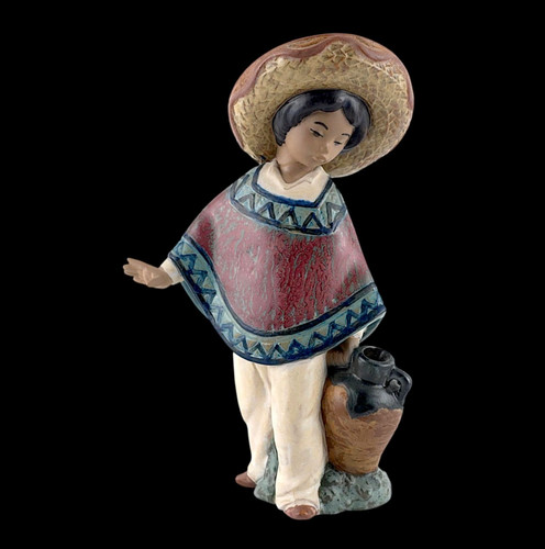 Lladro pedro with jug - jug", boy
