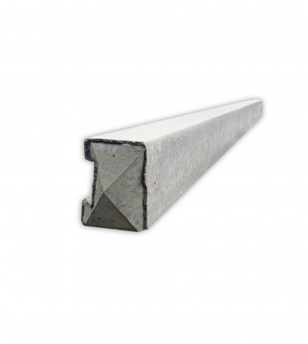 Concrete end fence post - fence,