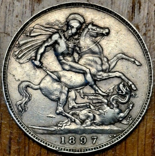 1897 lxi victoria veiled head - lxi,