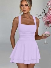 Lady Womens Sleeveless Party