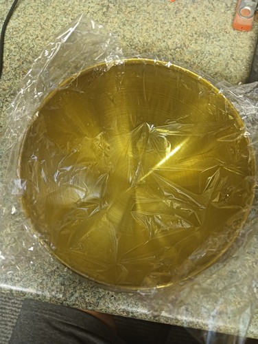 Golden stainless steel fruit - golden,
