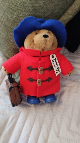 Retro paddington teddy bear - bear, 7"