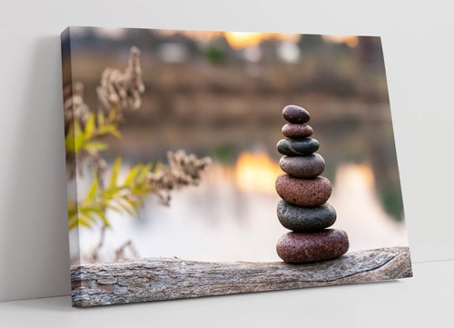 Brown zen stones stacked - zen,