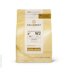 Belgian White Chocolate -2.5kg Callebaut W2 Finest 28% Chocolate Callets