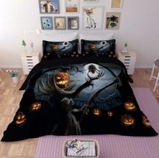 Scary Pumpkin Halloween Duvet