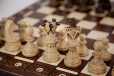 Large Handmade Wooden Chess