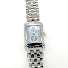 Longines DolceVita L5.155.0 Blue Mother of Pearl 45 Diamonds 20mm L5.155.0.92.6