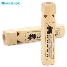 1 Pc Wooden Train Whistle Kids