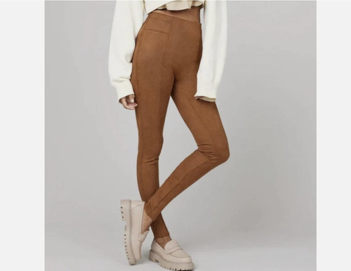 Spanx faux suede leggings - suede, pull