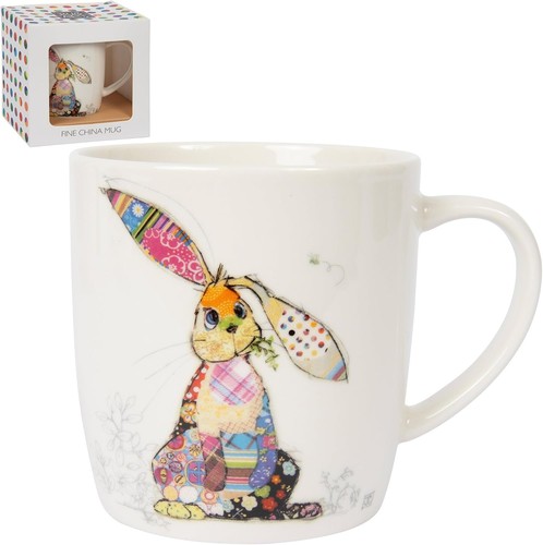 Bug art mug binky bunny - mug, rabbit