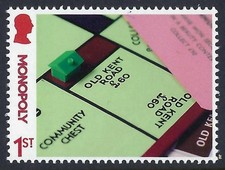 Monopoly - Old Kent Road on 2025 stamp