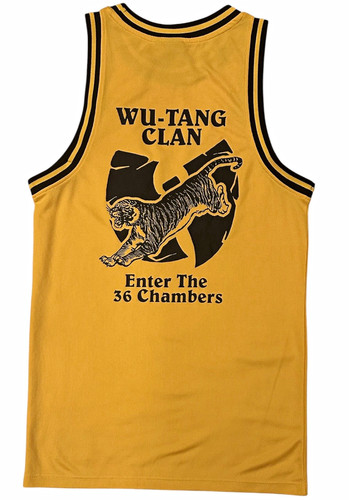 Tang clan jersey yellow - wu-tang,