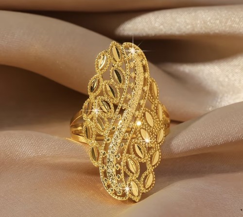 22ct gold plated - plated, adjustable