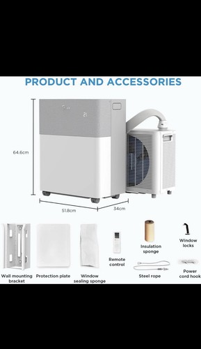 Midea portasplit portable air - portasplit,