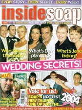 INSIDE SOAP 14/08/04 JILL HALFPENNY PHILIP GLENISTER KATE WILLIAMS JAY BUNYAN