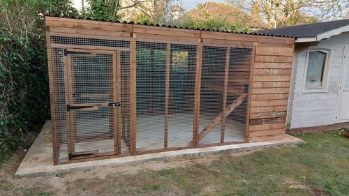 Catio cat run raised - run,