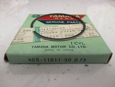 NOS YAMAHA YZ100 YZ125 GENUINE PISTON RING 403-11611-30