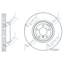 2x Brake Discs Vented For BMW