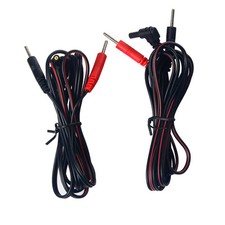 2 X Electrode Lead Wires Jack