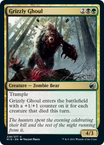 Grizzly ghoul foil - grizzly,