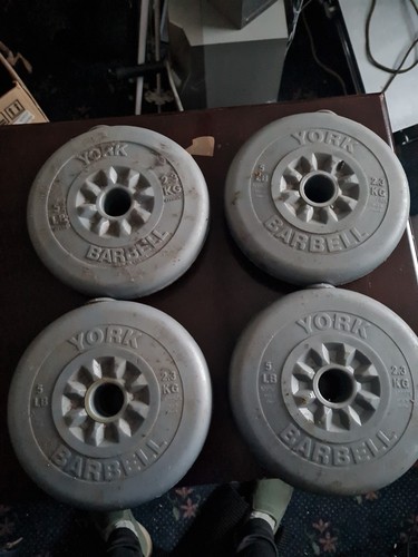 3kg york barbell weights - 4x,