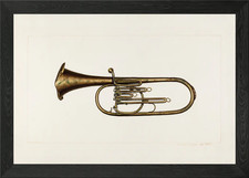 Baritone Horn Framed Wall Art