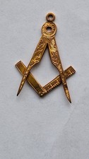 Masonic 9ct Square and