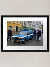 Fiat 125p - "MILICJA" 2 Framed