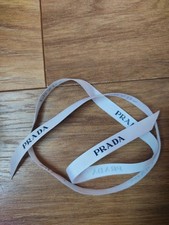 NEW Authentic Prada Gift Ribbon Ribbons From Shopping Bag 65cm-1cm Original