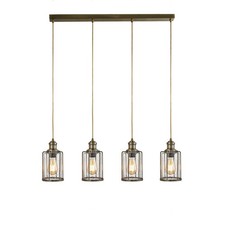 4 Lights Antique Brass Finish