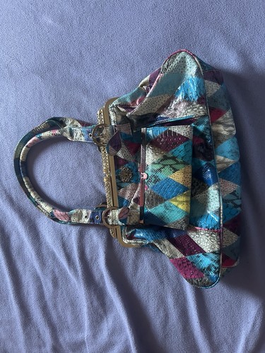 Multicoloured handbag and - multicoloured,